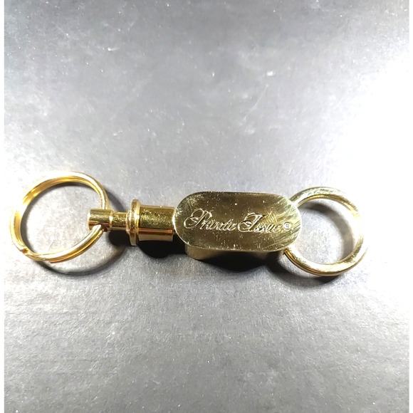 Private Issue Keychain Extender Gold Tone Classic - Picture 4 of 4